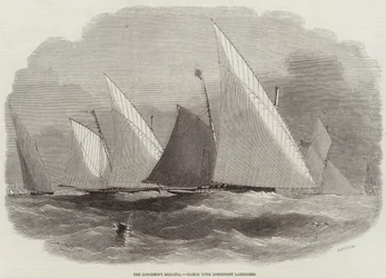 The Lowestoft Regatta, Match with Lowestoft Lateeners